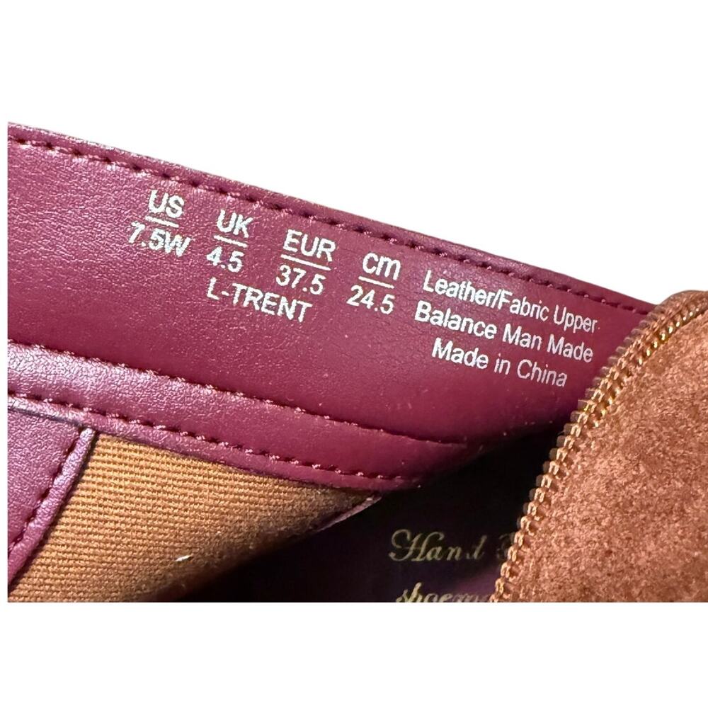 Franco Sarto Trent Women’s Ankle Boots Russet Brown Suede Leather Sz 7.5 WNWB - Picture 14 of 16